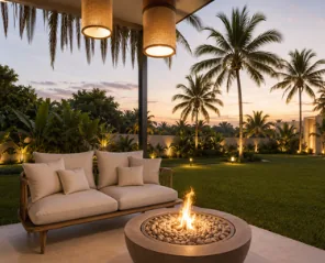 Terrasse de la villa Diana