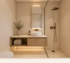 Salle d'eau de la villa Punta Cana